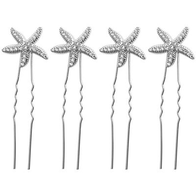 LALAFINA 4pcs Beach Wedding Hair Accessories Elegant Hair for Brides for Special Events