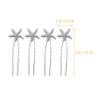 LALAFINA 4pcs Beach Wedding Hair Accessories Elegant Hair for Brides for Special Events view 4