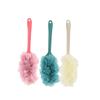 Beaupretty 3pcs Long Handle Bath Brush Back Scrubber for Comfortable Bathing Dead Skin Removal and Enhanced Lathering Includes Blue White and Pink Random Style view 1