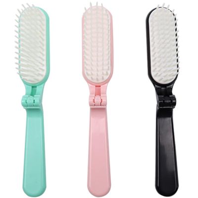 LALAFINA 3pcs Folding Straightening Comb Women Hair Brush Teasing Combs for Women Pocket Hair Comb Travel Hair Comb Hair for Women Compact Comb Men Comb Small Comb Portable Tpe Man