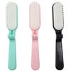 LALAFINA 3pcs Folding Straightening Comb Women Hair Brush Teasing Combs for Women Pocket Hair Comb Travel Hair Comb Hair for Women Compact Comb Men Comb Small Comb Portable Tpe Man view 1