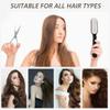 LALAFINA 3pcs Folding Straightening Comb Women Hair Brush Teasing Combs for Women Pocket Hair Comb Travel Hair Comb Hair for Women Compact Comb Men Comb Small Comb Portable Tpe Man view 3