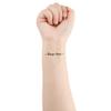 Customized Couple Tattoo Stickers Personalized Portrait Tattoo Sticker Custom Text 2-Person Tattoo Sticker Love Gift view 1