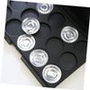 KALLORY 3pcs Empty Cosmetic Case for Eyeshadow Organizer Round Diameter Palette for Blush Powder and Foundation Portable Makeup Storage view 3