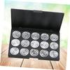 KALLORY 3pcs Empty Cosmetic Case for Eyeshadow Organizer Round Diameter Palette for Blush Powder and Foundation Portable Makeup Storage view 4
