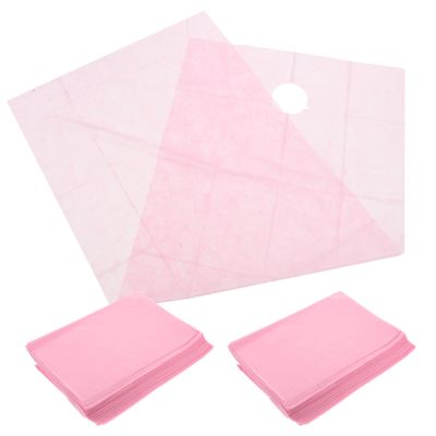 FRCOLOR 30pcs Disposable Nursing Bed Sheets Oil-resistant Non-woven Beauty Salon Bed Covers for Spa Hotel and Elderly Care Pink