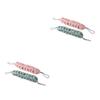 Beaupretty 4pcs Bath Pouf Long Strips Shower Mesh Pouf Handle Long Strip Bath Scrubber for Back Light view 1