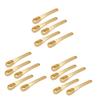 Beaupretty 15pcs Golden Zinc Alloy Eye Cream Spoon for Eye Fatigue Relief and Massage Treatments Compact Makeup Tool for Improved Circulation and Relaxation view 1