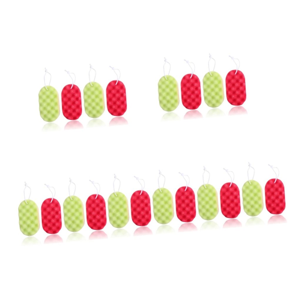 minkissy 20pcs Wear-Resistant Daily Use Bath Sponge Comfortable Shower Tool Hotel Quality Adults Supply