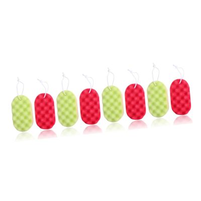 minkissy 8pcs Hotel Bath Loofah Shower Foot Scruber Adults Sponge Wear-Resistant Body Lanyard Bath Sponge Back Scruber for Shower