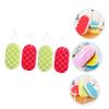 minkissy 8pcs Hotel Bath Loofah Shower Foot Scruber Adults Sponge Wear-Resistant Body Lanyard Bath Sponge Back Scruber for Shower view 4