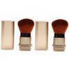 minkissy 2pcs Nail Cleaning Brush Retractable Tube Makeup Brush Cleaner for Women Reusable view 1