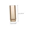 minkissy 2pcs Nail Cleaning Brush Retractable Tube Makeup Brush Cleaner for Women Reusable view 2