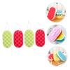minkissy 12pcs Bathroom Accessories Bathtub Shower Brush Melamine Sponge Lanyard Bath Sponge Hotel Bath Loofah Adult Shower Wear-Resistant Body Scrubber Portable view 2