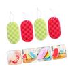 minkissy 12pcs Bathroom Accessories Bathtub Shower Brush Melamine Sponge Lanyard Bath Sponge Hotel Bath Loofah Adult Shower Wear-Resistant Body Scrubber Portable view 3