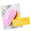 minkissy 12pcs Bathroom Accessories Bathtub Shower Brush Melamine Sponge Lanyard Bath Sponge Hotel Bath Loofah Adult Shower Wear-Resistant Body Scrubber Portable view 4