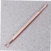 KALLORY 8pcs Stainless Steel Cuticle Remover Triangle Nail Art Scrapers for Gel Polish and Dead Cuticle Removal Ergonomic Design Rose Finish for Manicure Pedicure view 2