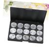 KALLORY 2pcs Empty Cosmetic Organizer for Eyeshadow Blush and Foundation Round Palette Diameter for Practical Makeup Storage and Easy Portability view 4
