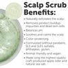 Apple Cider & Sea Salt Green Scalp Scrub Sulfate-Free | 10% AHA & BHA | Exfoliating Hair & Scalp Treatment for Detox, Dandruff & Build-Up | Scalp Exfoliator Hair Scalp Scrub | Refreshing ( 16 Fl Oz ) view 3