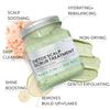 Apple Cider & Sea Salt Green Scalp Scrub Sulfate-Free | 10% AHA & BHA | Exfoliating Hair & Scalp Treatment for Detox, Dandruff & Build-Up | Scalp Exfoliator Hair Scalp Scrub | Refreshing ( 16 Fl Oz ) view 4