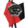 Custom Barber Cape Hairdresser Cape, Personalized Red Barber Salon Cape for Men, Customized Hair Cutting Cape for Home Salon Barbershop view 2