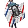 Custom Barber Cape Hairdresser Cape, Add Your Photo Text Logo Personalized Barbershop Salon Cape for Men, Customized Hair Cutting Cape for Home Salon Barbershop view 2