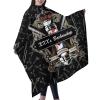 Custom Barber Cape Hairdresser Cape, Add Your Photo Text Logo Personalized Barber Salon Cape for Men, Customized Hair Cutting Cape for Home Salon Barbershop view 2