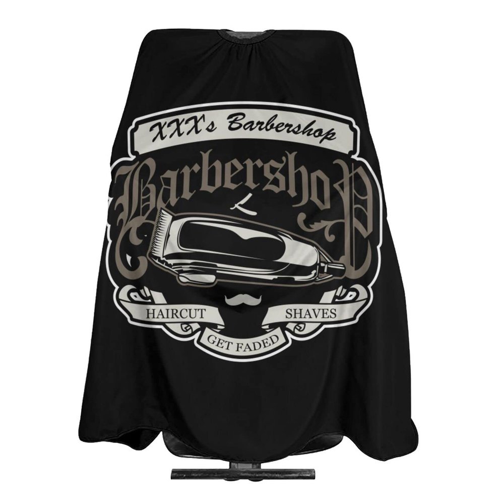 Custom Barber Cape Hairdresser Cape, Personalized Salon Cape for Men, Customized Hair Cutting Cape for Home Salon Barbershop