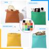 Hoolerry 30 Pcs Lambskin Pocket Cosmetic Bag Bulk Purse Waterproof Self Closing Portable Small Change Bag Makeup Pouch Holder Travel Storage for Cosmetics Headphones Jewelry view 4