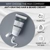 The Man Company Anti-Graying Hair & Beard Cream for Men, Delays Grays, Nourishes, Styles, Boosts Confidence, Toxin-Free, All Hair Types, 75gm view 3