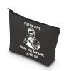 TSOTMO Novelty Horror Movie Lover Gift Feeling Cute Might Kill Someone Later Scary Movie Merchandise (BLK-Might kill) view 1