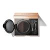 ICONIC LONDON Eyebrow Cushion 2 Colour Sculpter | Fill and Define Eyebrows, Includes a Double Sided Applicator, (Black Brown) view 1