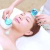 Concepta Facial Ice Globe, Smart Cool Face Roller Ball, Facial Massage Tools for Neck Eye Circle Reduce Puffiness Anti Ageing Wrinkles Soothing Firming Skin 2Pcs Energy Beauty Crystal Ice Roller. view 2