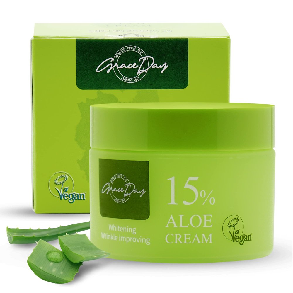 100% Certified VEGAN Aloe Moisturizing Face and Body Cream. Perfect to Refresh, Sooth and Moisturize Irritaded, Dry Skin. Deeply Nourishing Day and Night Cream, Contains Natural Ingredients and known Anti Oxidants. Effective against Acne Scars and Ro