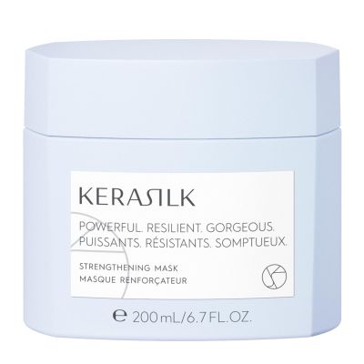 KERASILK Strengthening Mask | Deeply Conditions & Hydrates | Strenghthens Hair & Prevents Breakage | For Fine, Limp, Weak Hair | 200ml