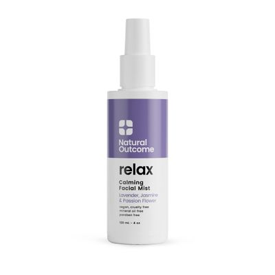 natural outcome Calming Face Mist and Setting Spray - Aromatherapy Face and Body Mist, Relaxing Pillow Mist with 100% Pure Lavender - 4 oz