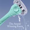 Billie Razors for Women Shave Kit  Razor + 4 x 5-Blade Razor Refills + Magnetic Holder  Minty view 2