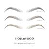 Bliss and Beyond USA, 2 Sheets Waterproof Eyebrow Tattoo Stickers, Long Lasting, Natural Looking Fake Eyebrows for Alopecia, Chemo, Cancer Gift. Same Size (Natural Hollywood, Dark Brown) view 4