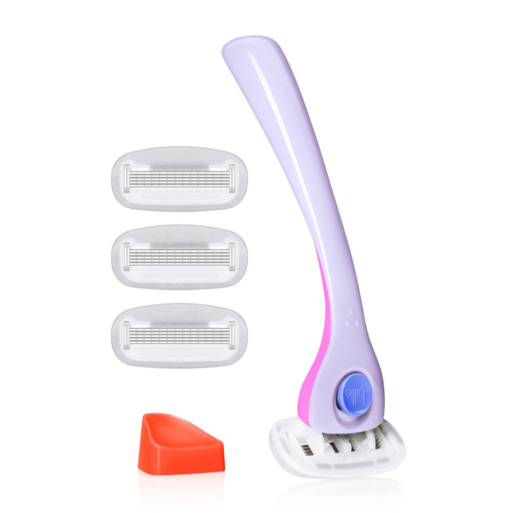 Billie Razors for Women Shave Kit  Womens Razor + 4 x 5-Blade Razor Refills + Magnetic Holder  DreamPop