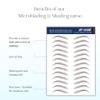 Bliss and Beyond USA, 2 sheets eyebrow tattoo waterproof sticker, Long Lasting, Natural Looking Fake Eyebrow for Alopecia, Chemo, Cancer gift. Same Size eyebrow tattoos (Natural Las Vegas, Dark Brown) view 3