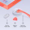 Billie Razors for Women Shave Kit  Womens Razor + 4 x 5-Blade Razor Refills + Magnetic Holder  Coral view 2