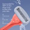 Billie Razors for Women Shave Kit  Womens Razor + 4 x 5-Blade Razor Refills + Magnetic Holder  Coral view 3