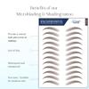 Bliss and Beyond USA, 2 Sheets Waterproof Eyebrow Tattoo Stickers, Long Lasting, Natural Looking Fake Eyebrows for Alopecia, Chemo, Cancer Gift. Same Size (Dramatic Miami, Brown) view 4