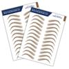 Bliss and Beyond USA, 2 Sheets Waterproof Eyebrow Tattoo Stickers, Long Lasting, Natural Looking Fake Eyebrows for Alopecia, Chemo, Cancer. Same Size (Dramatic Hollywood, Light Brown) view 1