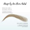 Bliss and Beyond USA, 2 Sheets Waterproof Eyebrow Tattoo Stickers, Long Lasting, Natural Looking Fake Eyebrows for Alopecia, Chemo, Cancer. Same Size (Dramatic Hollywood, Light Brown) view 3