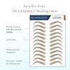 Bliss and Beyond USA, 2 Sheets Waterproof Eyebrow Tattoo Stickers, Long Lasting, Natural Looking Fake Eyebrows for Alopecia, Chemo, Cancer. Same Size (Dramatic Hollywood, Light Brown) view 4