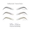 Bliss and Beyond USA, 2 sheets eyebrow tattoo waterproof sticker, Long Lasting, Natural Looking Fake Eyebrow for Alopecia, Chemo, Cancer. Same Size eyebrow tattoos (Natural Hollywood, Light Brown) view 3