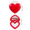 ABOOFAN 4Pcs Empty Heart Shape Eyeshadow Lipstick Palette Makeup Palette with Mirror Empty Makeup Containers for Young Teens, Girls or Women Valentines Present view 2