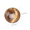 Healifty Yak Horn Shaving Bowl 3 Inch Shave Soap Bowl for Men Natural Horn Shaving Lather Durable Mug for Home and Travel view 2