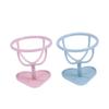 2pcs Drying Sponge Beauty Stand Women Dry Holder Light Display Blue + Puff Shelf Blenders for Makeup Bracket Ladies Rack Gourd and Pink Make Sponges Wet Plastic Powder Storage Up view 1